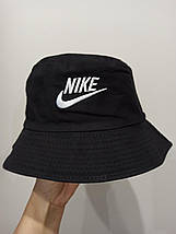 Панама Капелюх Nike (Найк) двостороння чорна 56-58 розмір, фото 3
