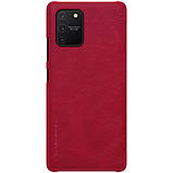 Nillkin Samsung Galaxy S10 Lite Qin leather case Red Чохол Книжка, фото 2