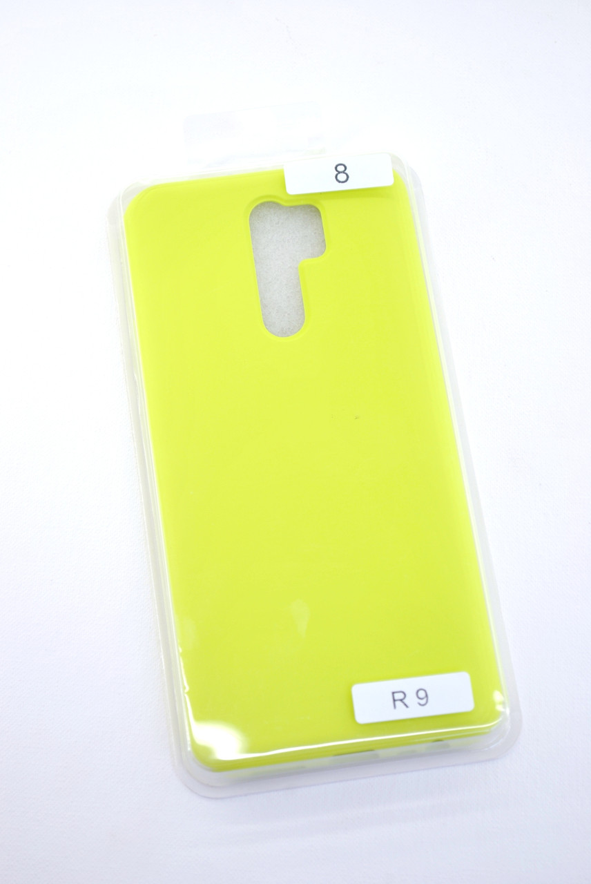 Чохол силіконовий для телефону Xiaomi Redmi Note 9Pro/9Pro max/9s Silicone Orig FULL №8 yellow 4you