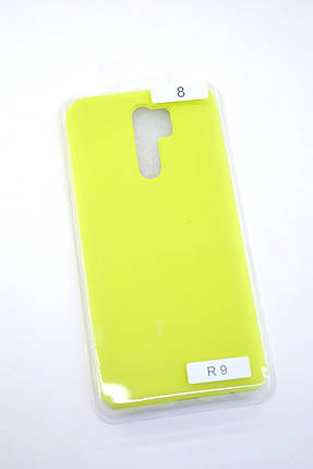 Чохол силіконовий для телефону Xiaomi Redmi Note 9Pro/9Pro max/9s Silicone Orig FULL №8 yellow 4you, фото 1