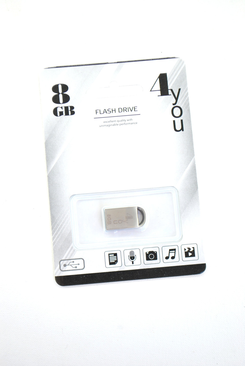 Флеш-накопичувач Usb 8Gb 4you 107 Metal series