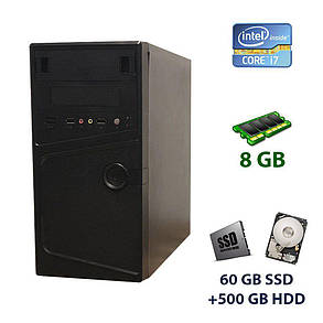 EXCOOL Tower NEW / Intel Core i7-860 (4 (8) ядра по 2.8 - 3.46 GHz) / 8 GB DDR3 / 60 GB SSD+500 GB HDD / nVidia GeForce GTX 750 Ti, 2 GB DDR5, 128-bit, фото 1