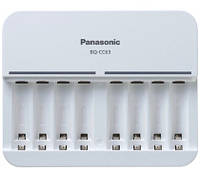 Зарядное устройство Panasonic BQ-CC63, AA/AAA, Eneloop ready, LED індикатор, 8 каналів, 1.2 A, Blister