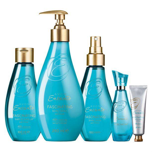 Парфумерний AVON НАБІР ENCANTO FASCINATING "Нефритовий Квітка і Шовк" . 5 одиниць в наборі