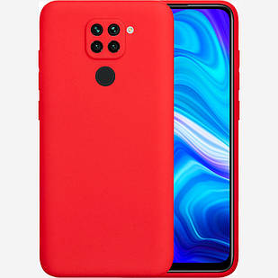 Чохол силіконовий для Xiaomi Redmi Note 9 червоний (ксиоми сяоми редами нот 9)