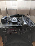Колонка на акумуляторі з мікрофоном ZPX ZX-7774/150W (USB/Bluetooth/FM), фото 4