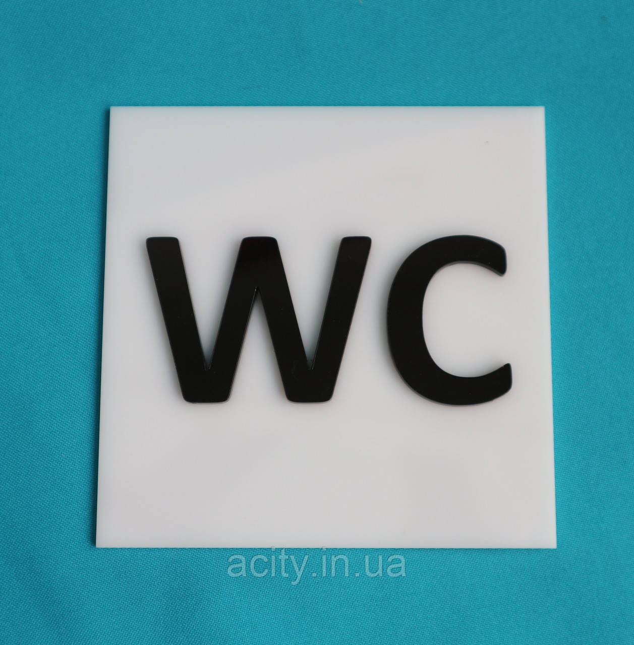 Табличка на двері WC