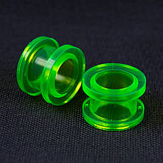 Тунель акриловий зелений півпрозорий