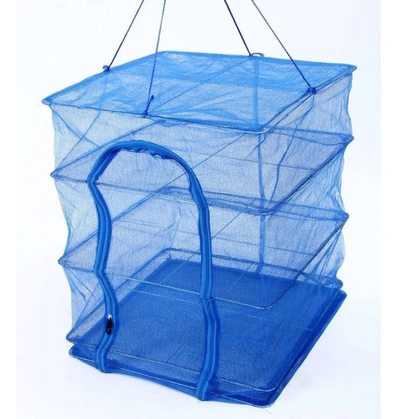 Сітка для сушіння риби Stenson "U" SF24147-50-3 3 яруси, 50х50х68 см, фото 1