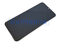 Дисплей Samsung A30s (A307) з сенсором чорний + рамка OLED