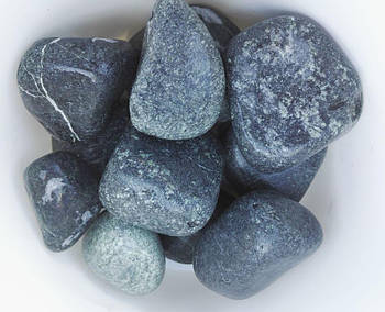 Камінь серпентиніт шліфований (5-7 см) мішок 20 кг для електрокаменки