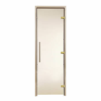 Двері GREUS Premium сауна 80х200 бронза матова