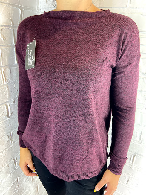 Жіноча кофта бордова меланжева Zhi cheng 9 34