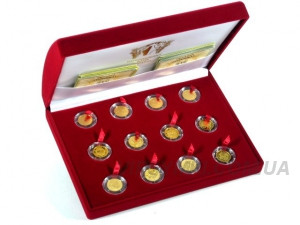 Набір монет Знаки зодіака із золота (Gold 1)