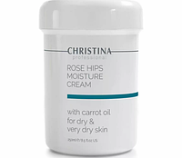 CHRISTINA Rose Hips Moisture Cream with Carrot Oil - Увлажняющий крем с маслом шиповника, моркови д/сухой кожи