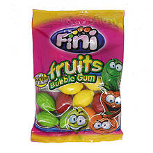 Жувальні гумки Fini fruits Bubble Gum , 100 г