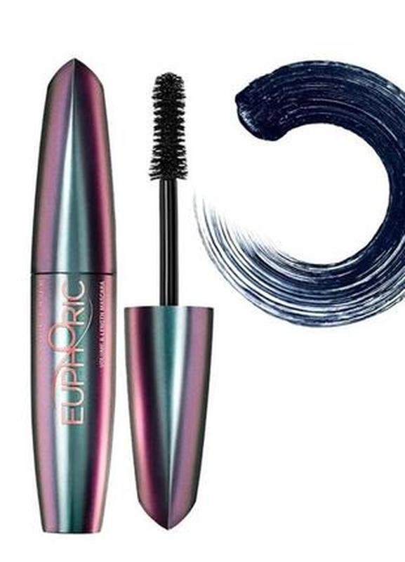ТУШ ДЛЯ ВІЙ «ОБ'ЄМ ТА ДОВЖИНА» Euphoric AVON TRUE, 10 МЛ, Чорна