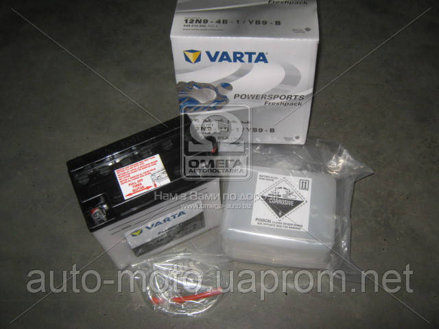 Акумулятор 9Ah-12v VARTA FS FP (12N9-4B-1,YB9-B) (136x76x134),L,Y6,EN85