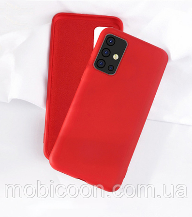 Чохол Silicone Case full для Samsung Galaxy A31 A315F червоний (самсунг а31)