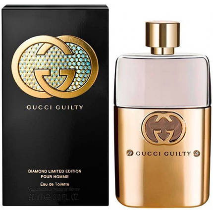 Gucci Guilty Pour Homme Diamond Limited Edition туалетна вода 90 ml. (Гуччі Гілті Пур Хом ДіАманд Лімітед), фото 2