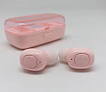 Бездротові навушники блютуз гарнітура Bluetooth навушники 5.0 з дисплеєм Wi-pods X21 Pro. Рожеві, фото 9