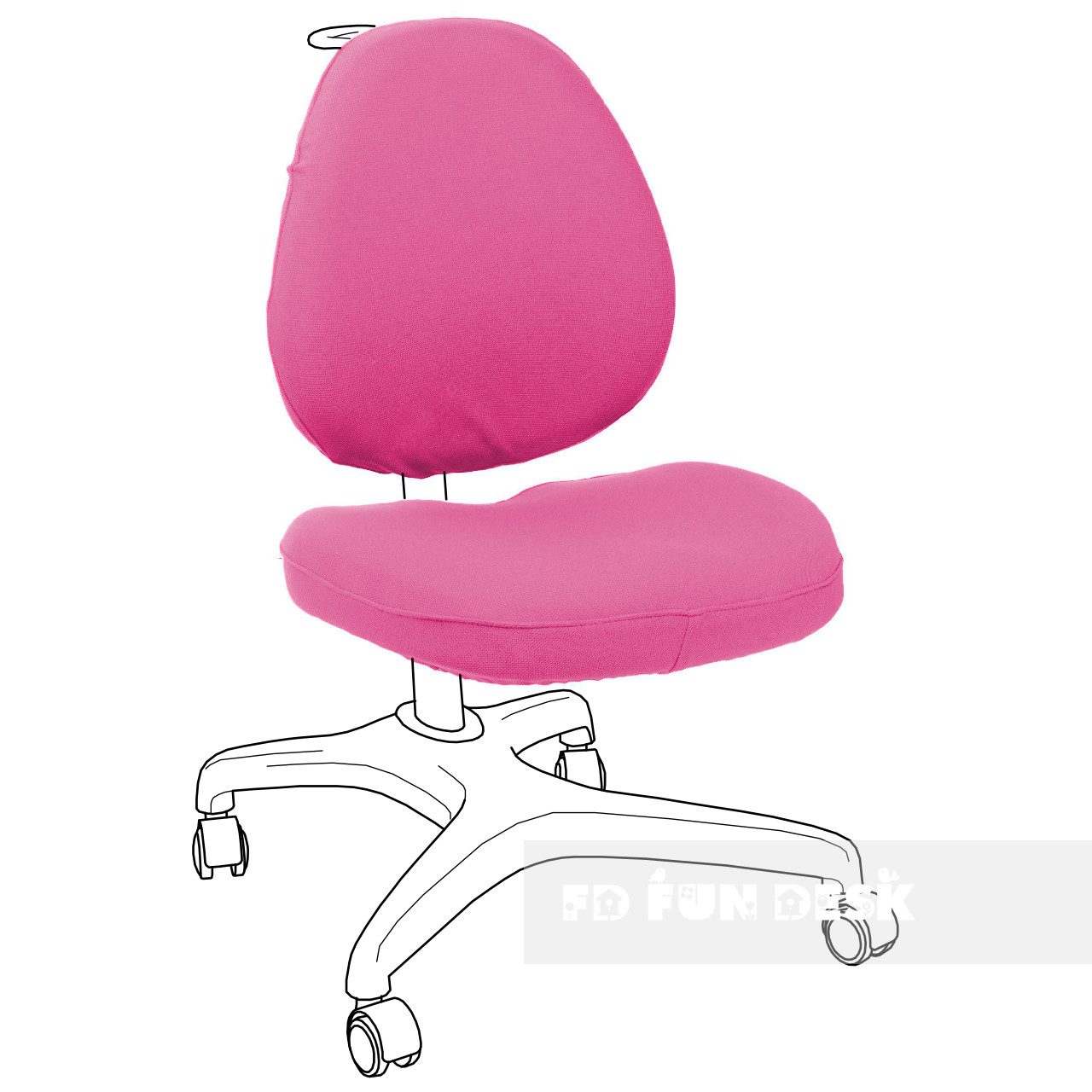 Чохол для крісла Bello I pink, фото 1