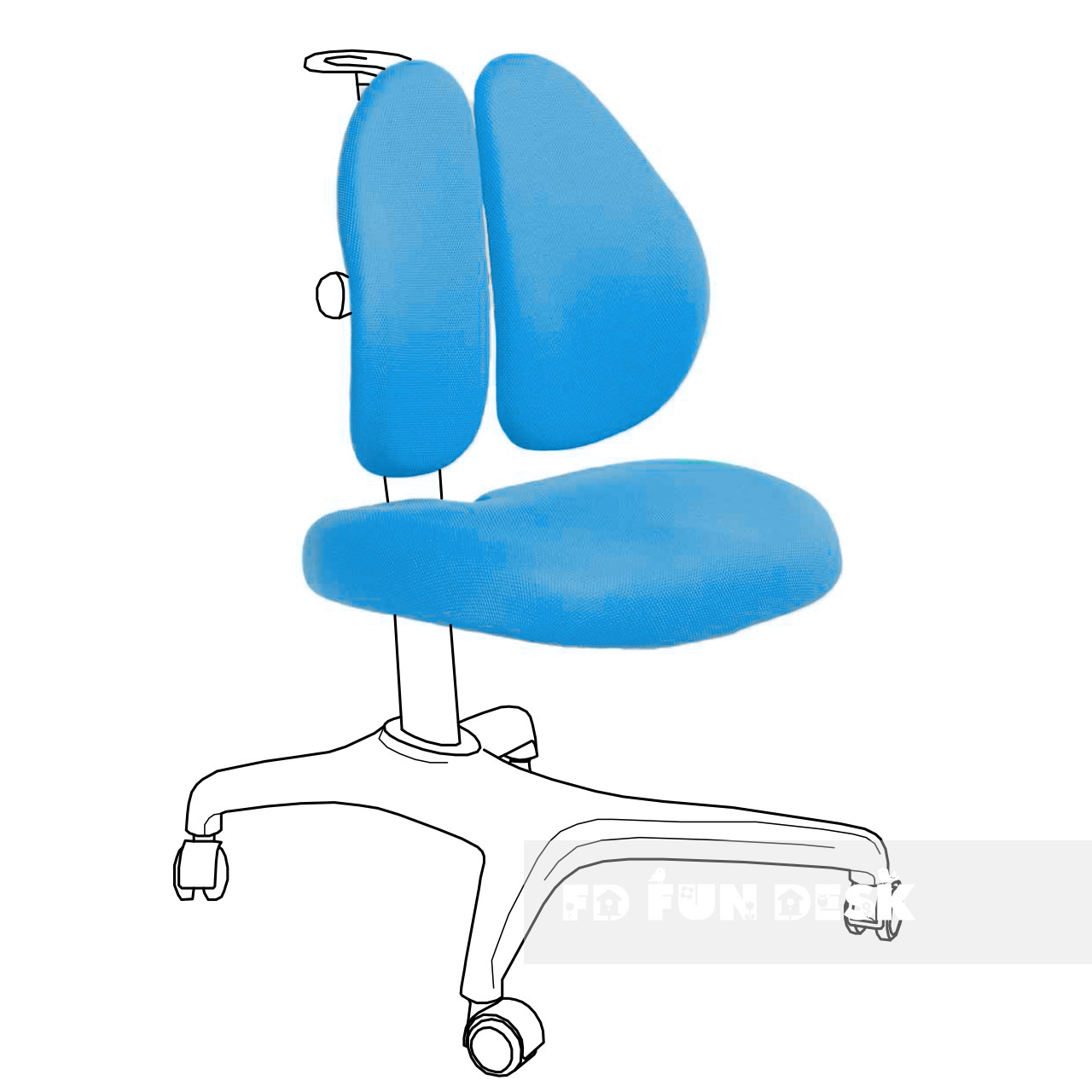 Чохол для крісла Bello II blue