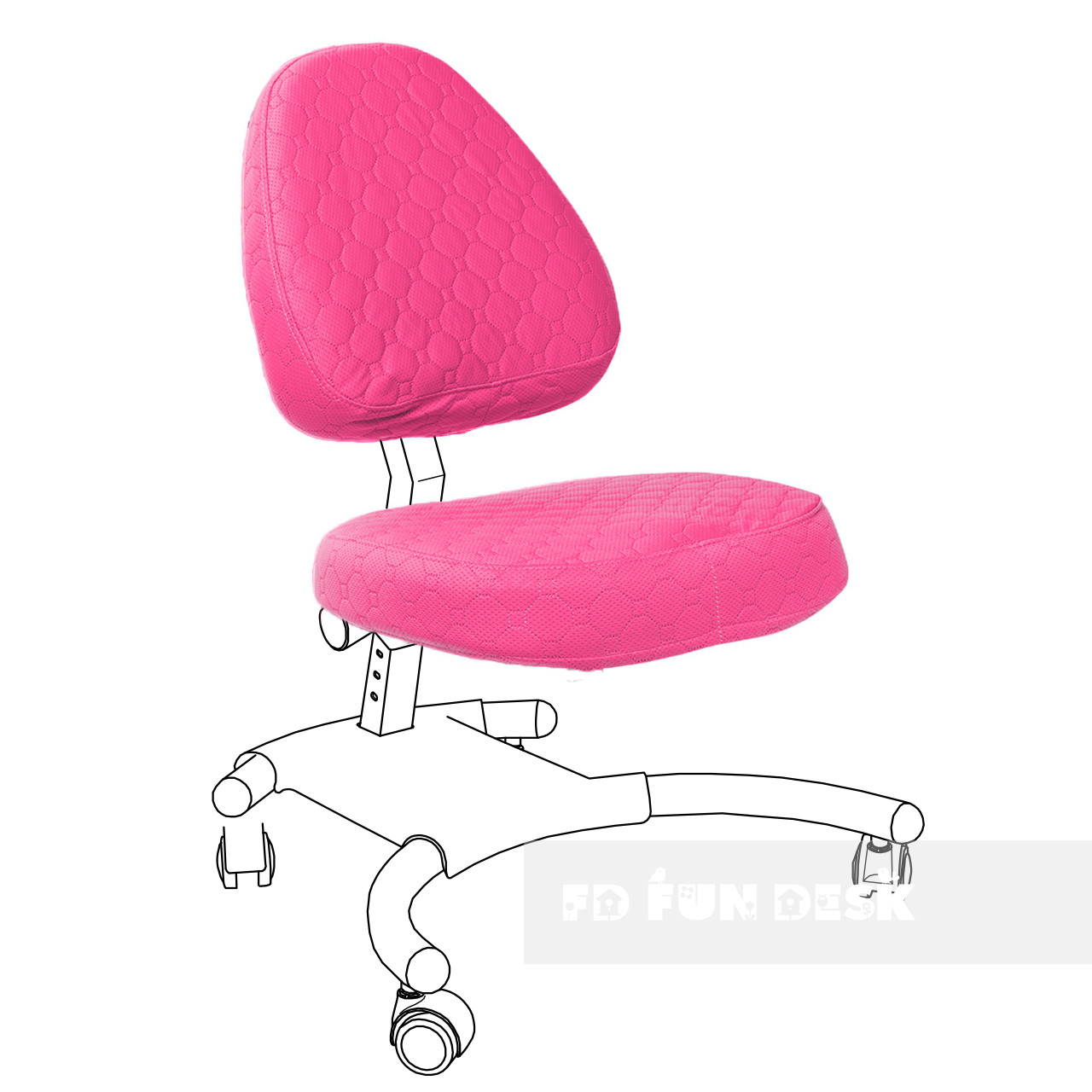 Чохол для крісла Ottimo pink