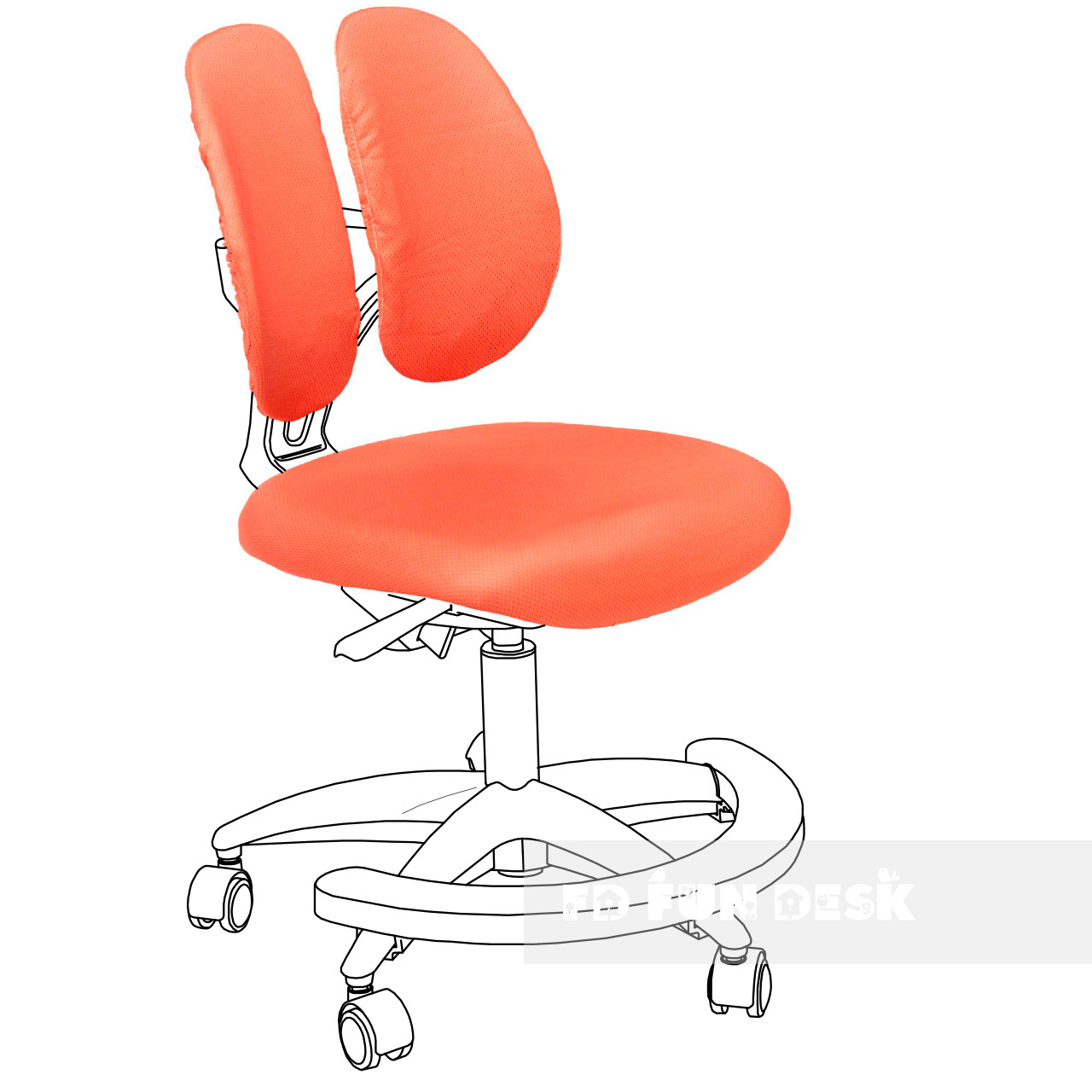 Чохол для крісла Primo orange