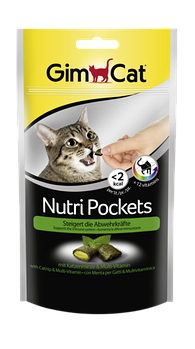 Ласощі для котів з м'ятою і мультивітамінами Gimpat Nutri Pockets 60 г