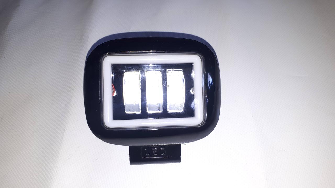 Фари LED WL-F3B SP дальнє світло 30W+COB 10-24V/10LEDx3W/2400Lm чорні