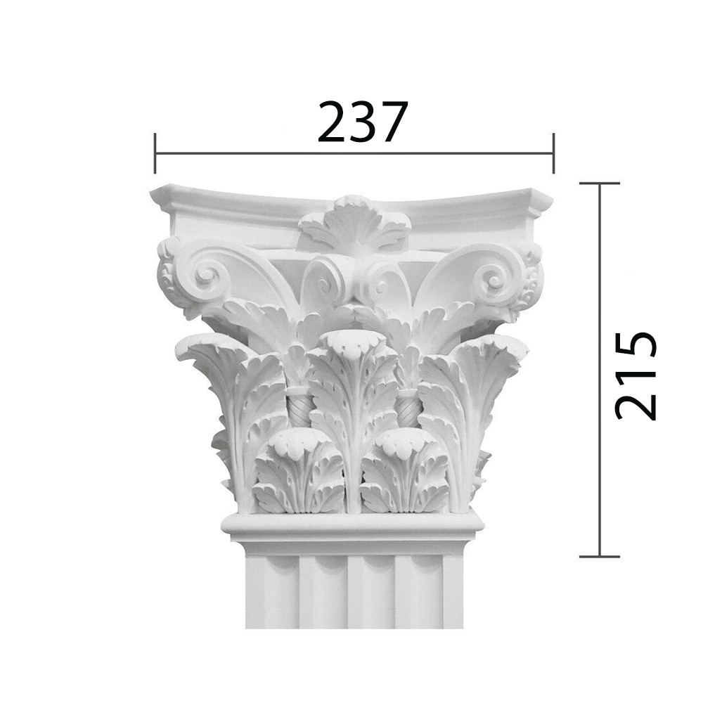 Капітель пілястри, гіпсова капітель кп-119, фото 1