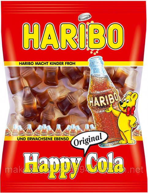 Желейні цукерки Haribo Happy-Cola , 200 г