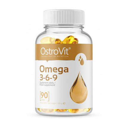 Омега OstroVit Omega 3-6-9 90 капс, фото 2