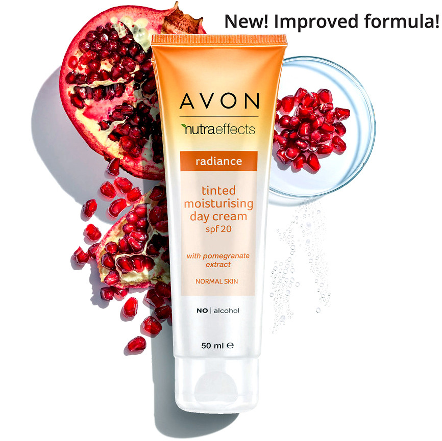 ЗВОЛОЖУЮЧИЙ КРЕМ З ТОНАЛЬНИМ ЕФЕКТОМ «СЯЙВО» SPF20, 50 МЛ AVON NUTRA EFFECTS