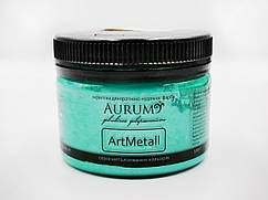 Фарба металік "Смарагдовий" ArtMetall Aurum 100 г (18 кольорів) Декоративно-художня фарба з перламутром