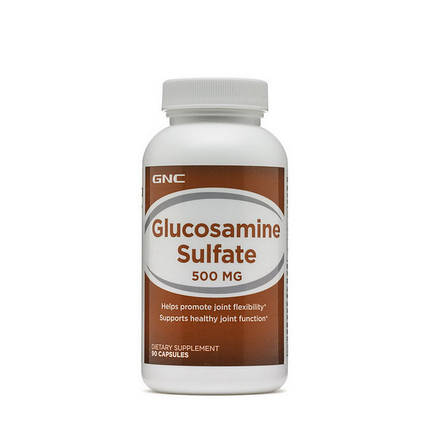 Для суглобів і зв'язок GNC GLUCOSAMINE 500 90 капс, фото 2