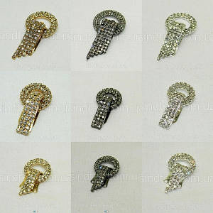 Шубні гачки зі стразами