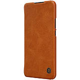 Nillkin Xiaomi Redmi 9 Qin leather case Brown Чохол Книжка, фото 4