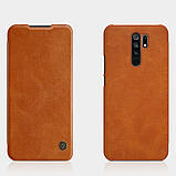 Nillkin Xiaomi Redmi 9 Qin leather case Brown Чохол Книжка, фото 5