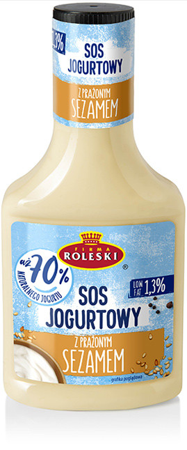 Roleski йогуртовий соус c смаженим кунжутом 325г