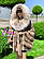 GREEK FUR Норкова шуба з капюшоном із віссю, фото 5
