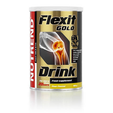 Для суглобів і зв'язок Nutrend Flexit Drink Gold 400 г груша, фото 2