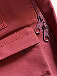Портфель рюкзак міський Fjallraven Kanken бордовий, фото 6