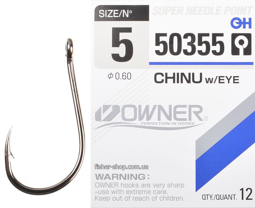 Гачки Owner 50355 Chinu with Eye No5, фото 1