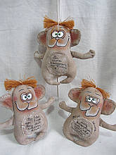Підвіска з приколами-символ року мавпочка, в-15 см, 65\52