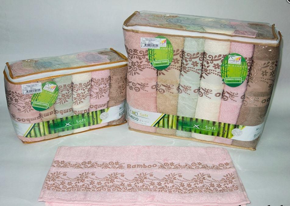 Рушник банний 6 штук Cestepe Bamboo 70х140см, 2640_eftelya