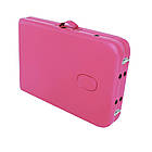 Масажний стіл RelaxLine Malibu FMA306A-1.2.3, рожевий, дерев'яний, фото 3