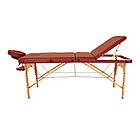 Масажний стіл RelaxLine Malibu FMA306A-1.2.3, бургундія, дерев'яний, фото 2