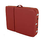 Масажний стіл RelaxLine Malibu FMA306A-1.2.3, бургундія, дерев'яний, фото 3